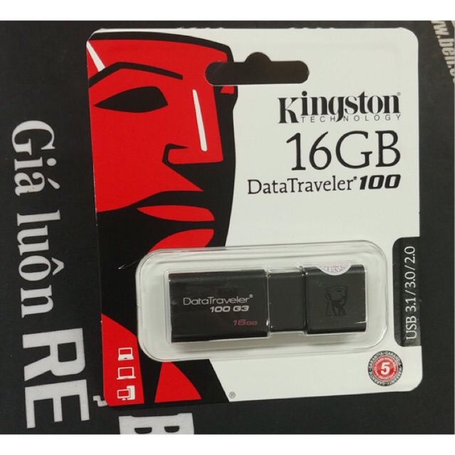 USB 16Gb kington 3.1/3.0 Chính Hãng giá sốc