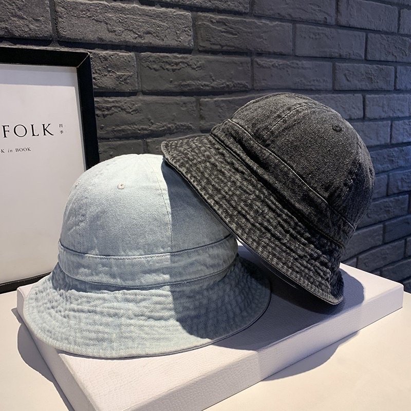Nón Bucket jean Rộng Vành Chống Nắng