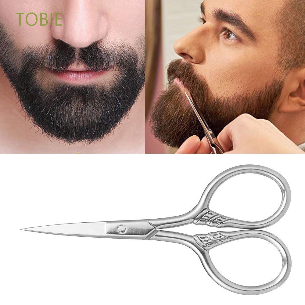 Kéo cắt tóc / râu mini bằng thép không gỉ cho nam