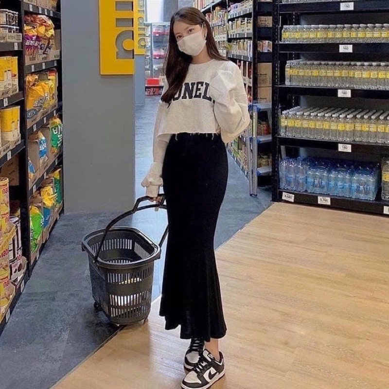 Chân váy dài đuôi cá hothit siêu đẹp