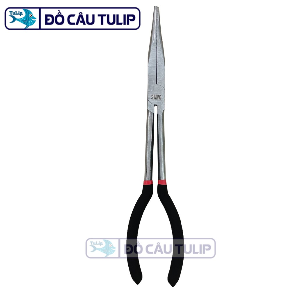 Kìm Kẹp Cá MŨI CONG / MŨI THẲNG SHIMANO (11 inch) - Kềm Kẹp Cá Gấp Cá Bằng Thép Không Rỉ, ĐỒ CÂU TULIP