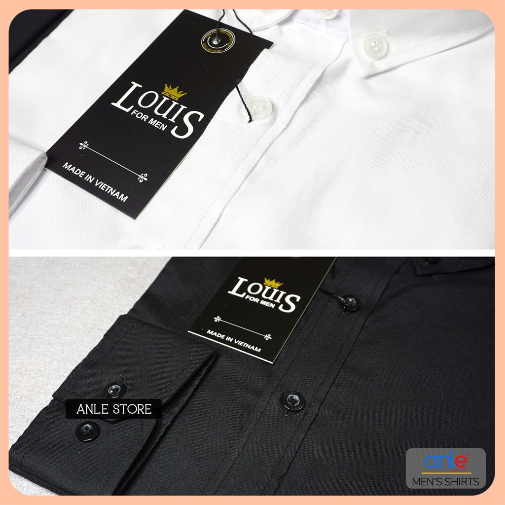 Áo sơ mi nam công sở Hàng Hiệu Louis Oxford Cotton cao cấp sơ mi nam đẹp xuất khẩu form SlimFit Hàn Quốc - Anle Store | WebRaoVat - webraovat.net.vn