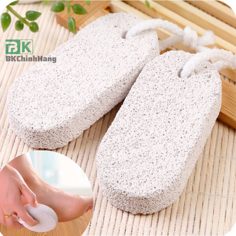 Đá Bọt Biển Chà Chân Tự Nhiên, Loại Bỏ Da Chết, Giúp Gót Chân Mềm Mịn, Thành Phần 100% Tự Nhiên