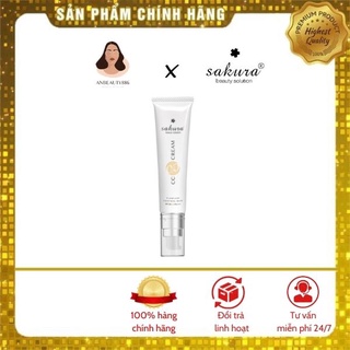 Kem trang điểm Sakura CC Cream Flawless Control Base SPF50+ PA++++ 40ml