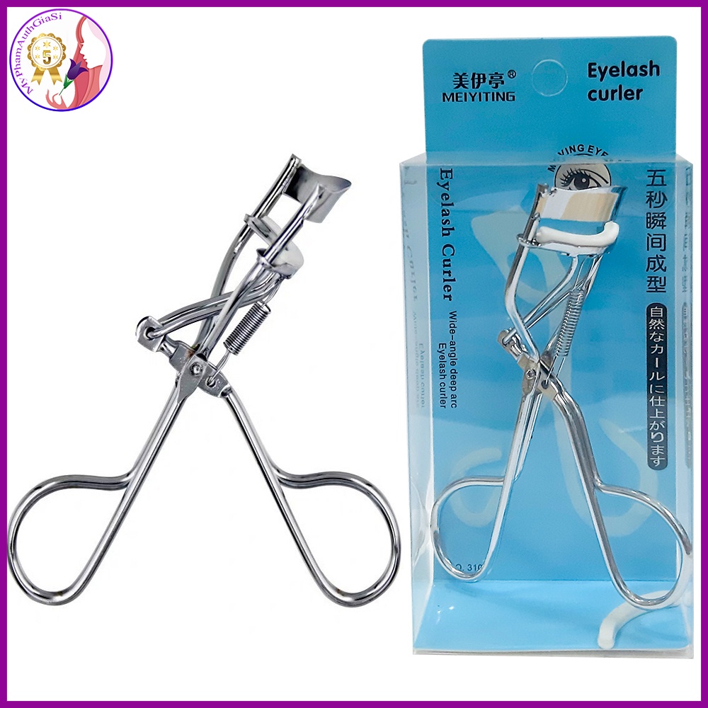 Kẹp bấm mi eyelash curler tay cầm inox