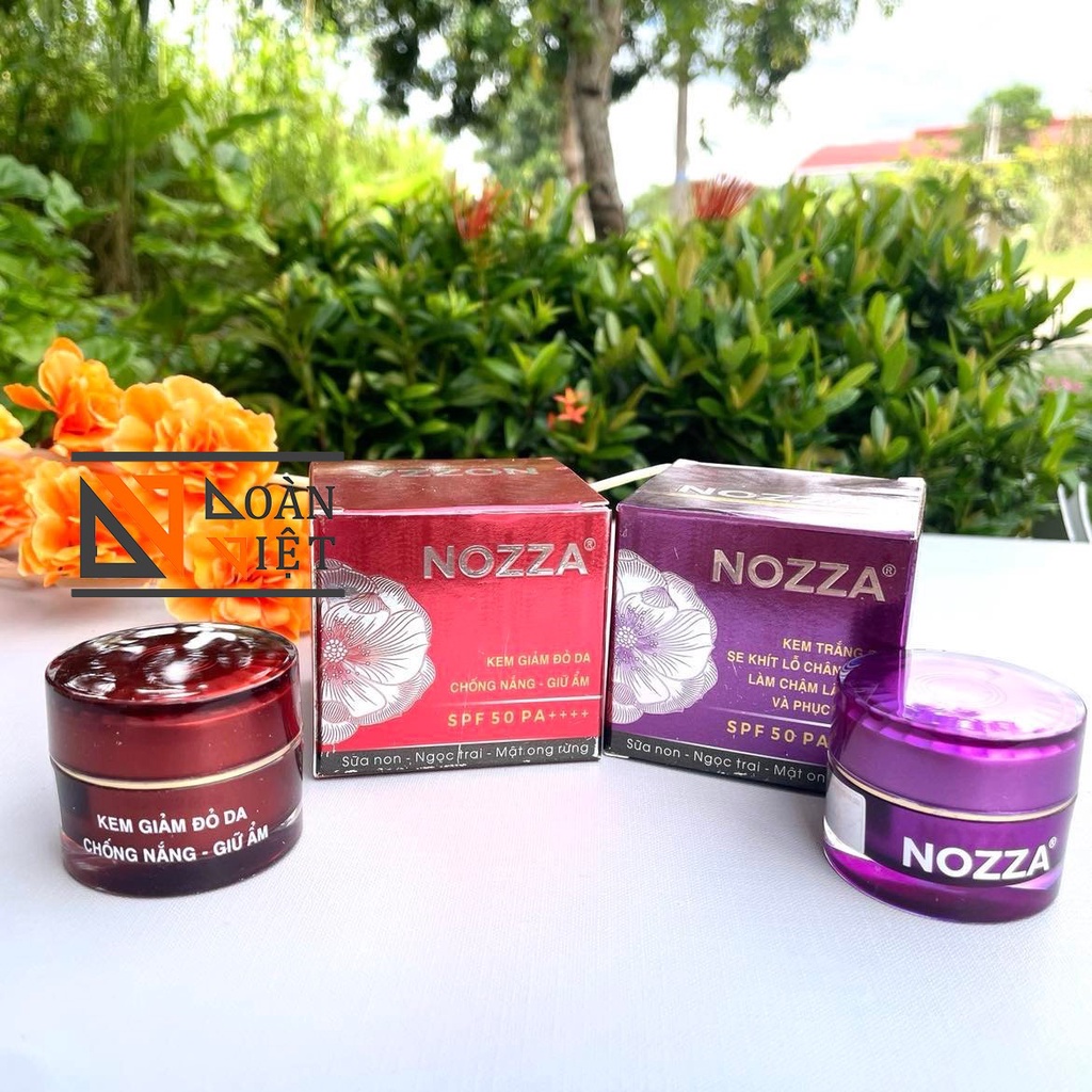 Kem FACE Nozza_ Làm chậm lão hoá, phục hồi , giảm đỏ da, giữ ẩm, dưỡng da chống nắng. Tinh chất sữa non an toàn cho da