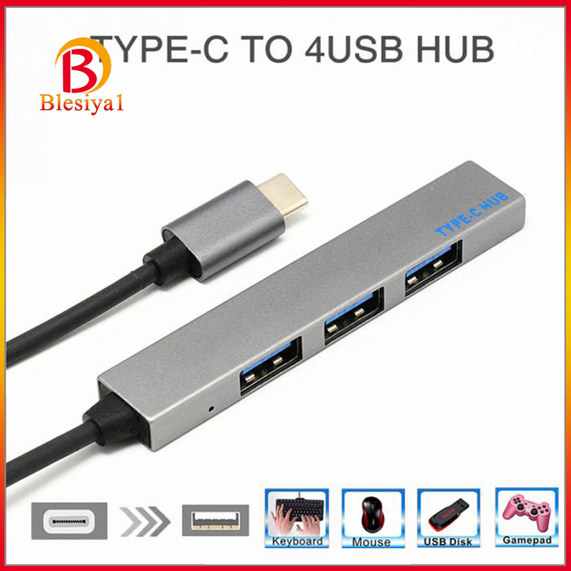 (Hàng Mới Về) Bộ Chia 4 Cổng Usb 3.0 Type C Cao Cấp Cho Imac Macbook Pro