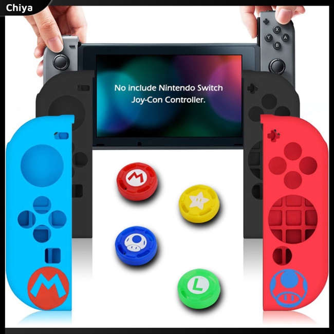 Vỏ Bọc Silicon Mềm Chống Trầy Cho Tay Cầm Chơi Game Nintendo Switch Joycon