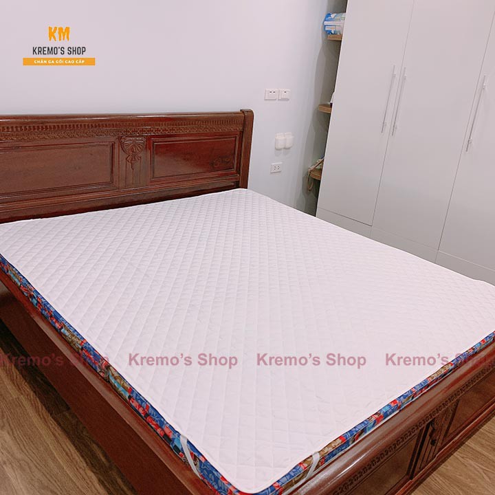 Tấm bảo vệ đệm [FREESHIP] TOPPER nệm - Topper chống thấm bảo vệ đệm dày 1cm xuất Nhật tiêu chuẩn khách sạn 5⭐