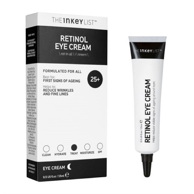 Kem mắt chống lão hóa The INKEY List Retinol Eye Cream: