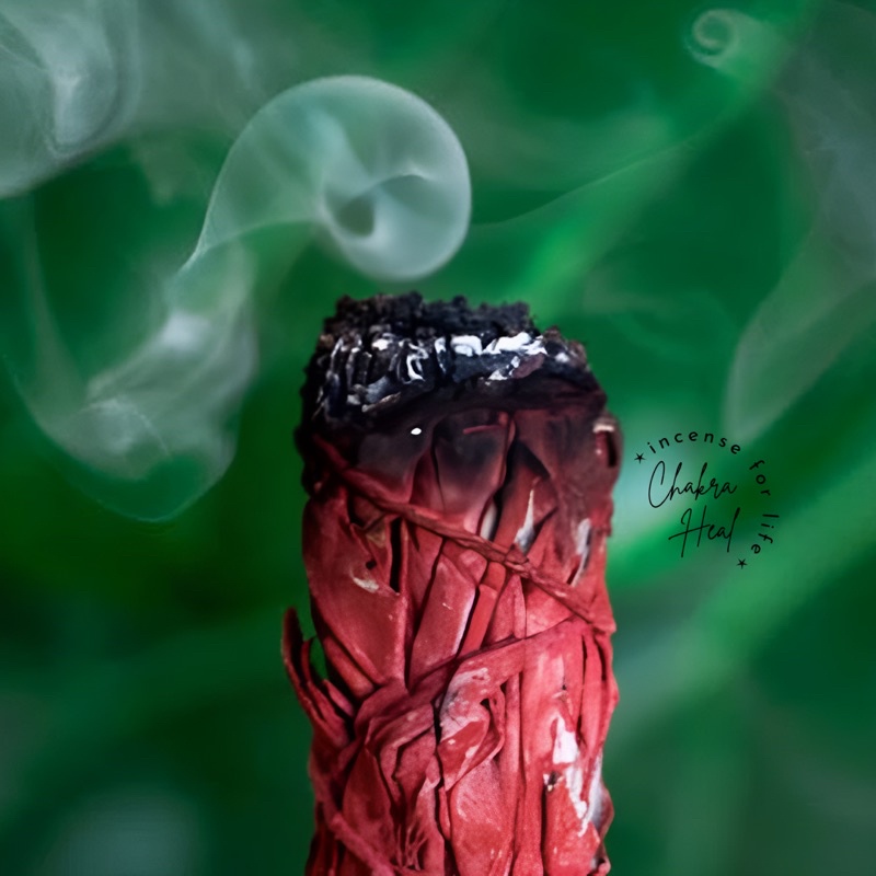 Dragon's Blood Sage - Xô Thơm Huyết Rồng thảo mộc xông nhà, thanh tẩy và thu hút may mắn l Chakra Heal Incense