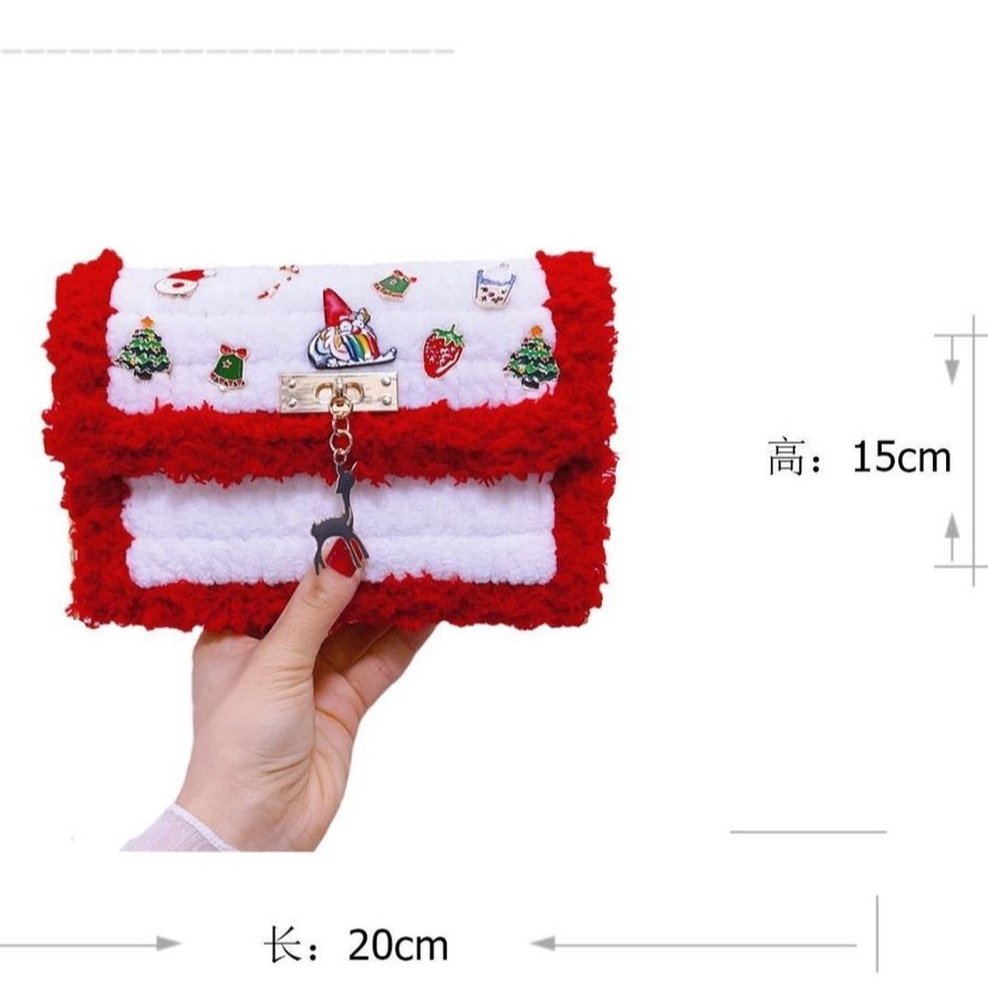 [DIY SERIES]Quà tặng sinh nhật Túi dệt thủ công Tự làm túi Messenger Túi phụ kiện handmade Tự làm túi tik tok