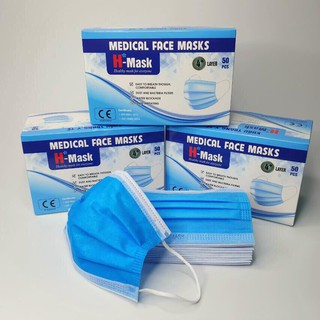 Khẩu trang y tế hmask cao cấp 4 lớp-hàng chuẩn xuất châu âu