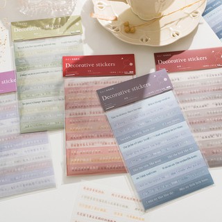 Set sticker quotes tiếng anh trang trí C05
