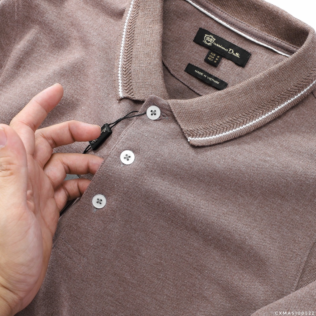 Aó polo nam M.Dutti cổ 3 khuy,Form Slimfit,vải cotton cá sấu khô dư xịn co dãn 4 chiều,thấm hút mồ hôi,Hàng VNXK