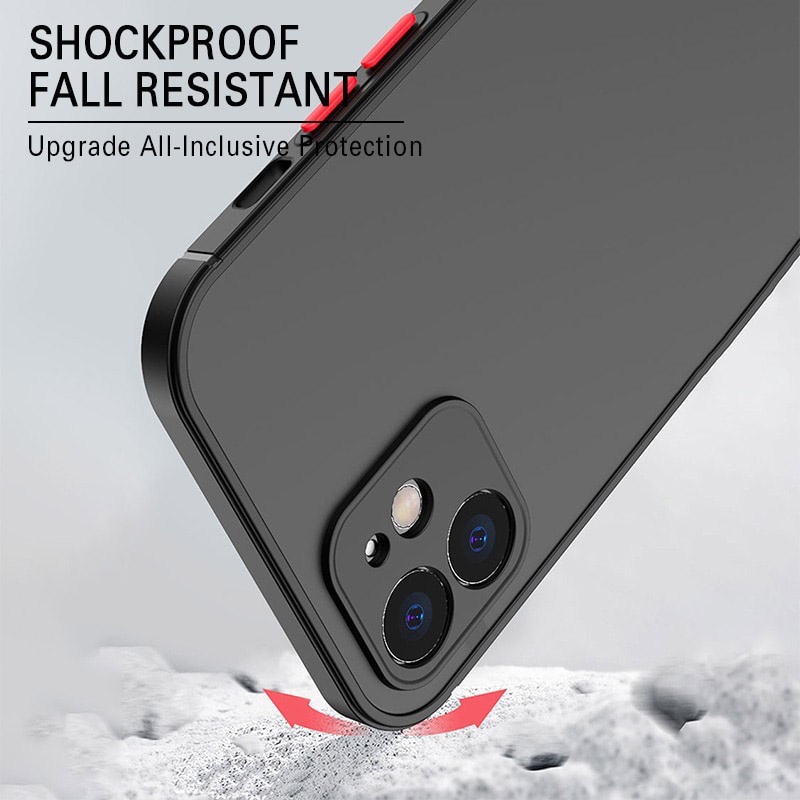 Ốp điện thoại silicon trong suốt siêu mỏng chống sốc sang trọng thích hợp cho iPhone 11 Pro Max X Xs Xr 7 8 Plus Se 2020