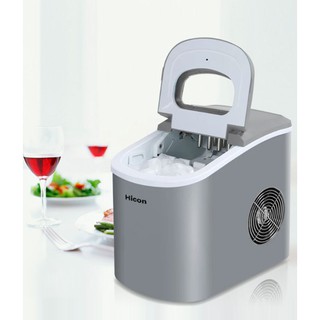 Máy làm đá viên mini HICON tuỳ chỉnh size đá lớn nhỏ công nghệ Nhật Bản 15Kg/Ngày thế hệ mới 2021