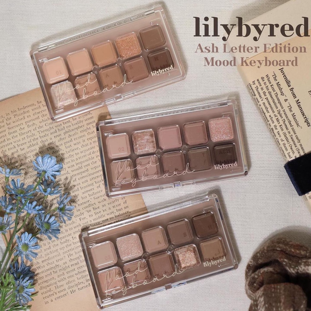 Phấn Mắt Lilybyred Ash Letter Edition Mood Keyboard