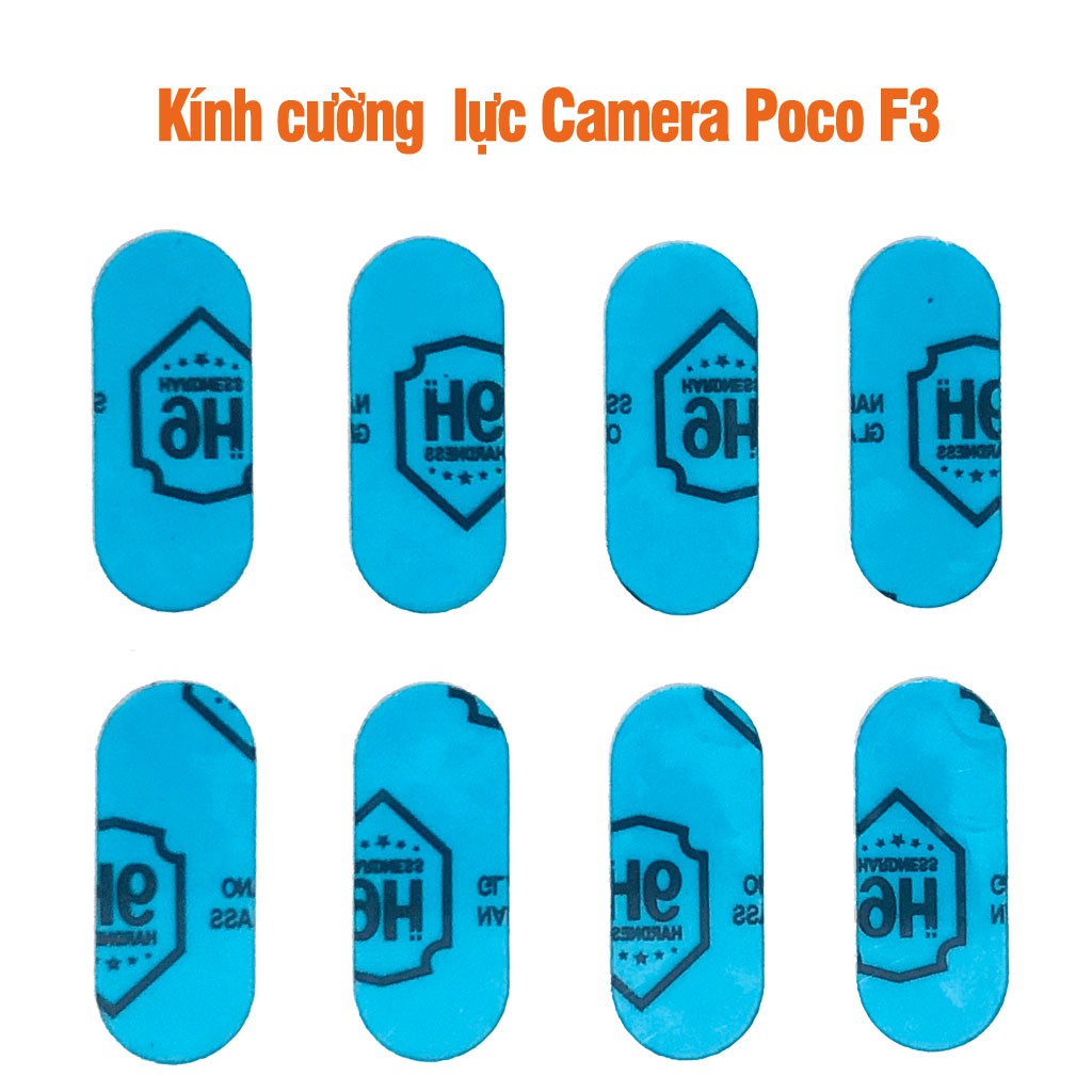 Kính cường lực Camera Poco X3 NFC/ X3 Pro/ F3 -Trong suốt-Độ cứng 9H