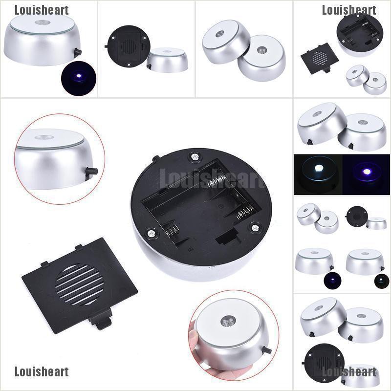 Đế trưng bày có 4 bóng đèn led hình tròn chất lượng cao tiện dụng