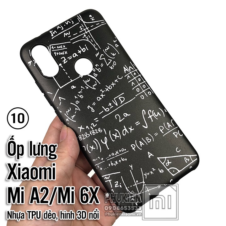 Ốp lưng Xiaomi Mi A2 / Mi 6X hình 3D Nhựa TPU dẻo