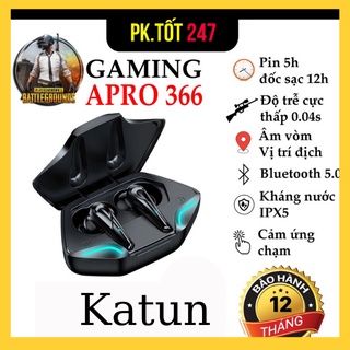 Tai Nghe Chơi Game Bluetooth Tai Nghe Gaming  Apro366 Tws Bluetooth 5.0  Không Dây Có Mic Với Độ Trễ Cực Thấp