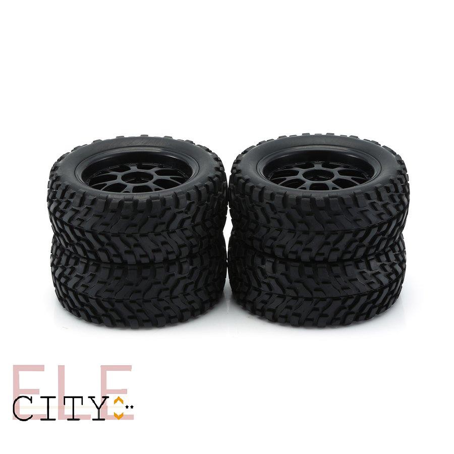 RC Set 4 Bánh Xe Chống Trượt Chuyên Dụng Cho Xe Tải Điều Khiển Từ Xa Tỉ Lệ 1 / 10