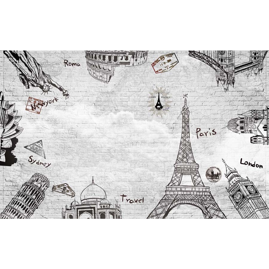 Tranh dán tường vải lụa 3D giành cho Quán Cafe, Trà Sữa, Trang Trí Cửa Hàng