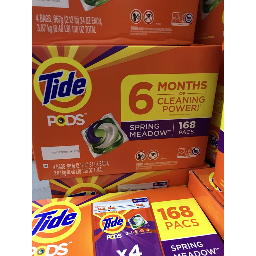 Viên giặt kết hợp nước xả Tide Pods - Hàng mỹ