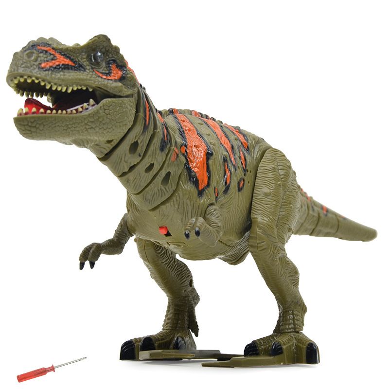 Đồ chơi mô hình khủng long bạo chúa chạy pin có đèn nhạc cho bé