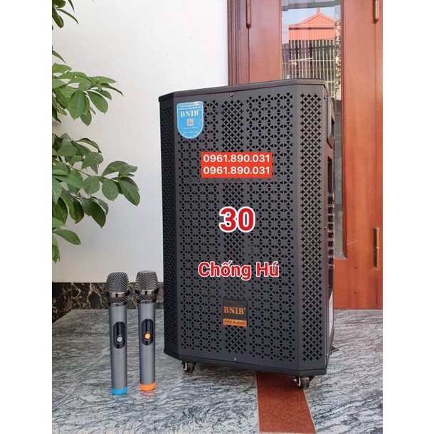 Loa kéo BNIB 1299 Loa kẹo kéo bass 30 hát karaoke tích hợp bluetooth tích hợp Micro không dây Bảo Hành 12 Tháng