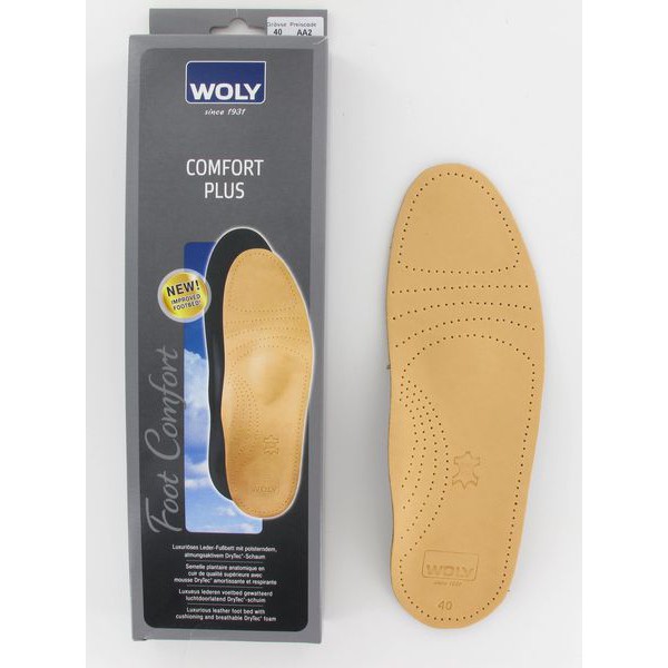 Lót giày da mộc ôm chân - Woly Comfort Plus - NK Đức - Size 38/39