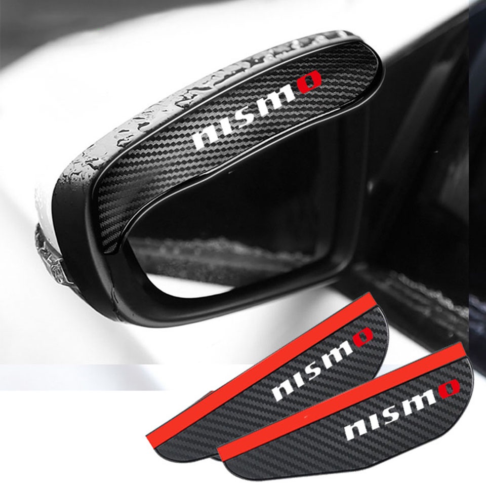 Set 2 Vỏ Bọc Kính Chiếu Hậu Họa Tiết Sợi Carbon Cho Nissan Qashqai Juke X trail T32 T31 Tiida Almera March Nismo