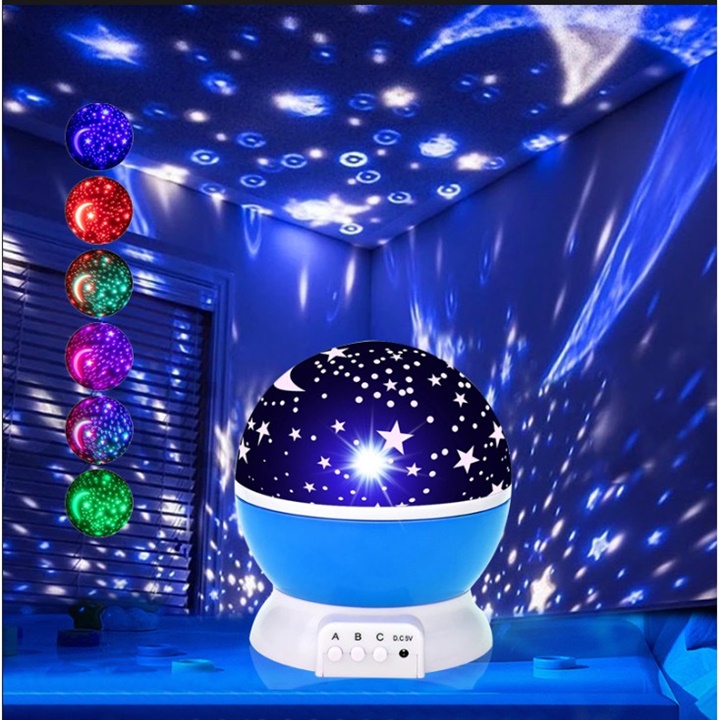 Đèn Chiếu Sao Tự Xoay 360 Độ Star Master