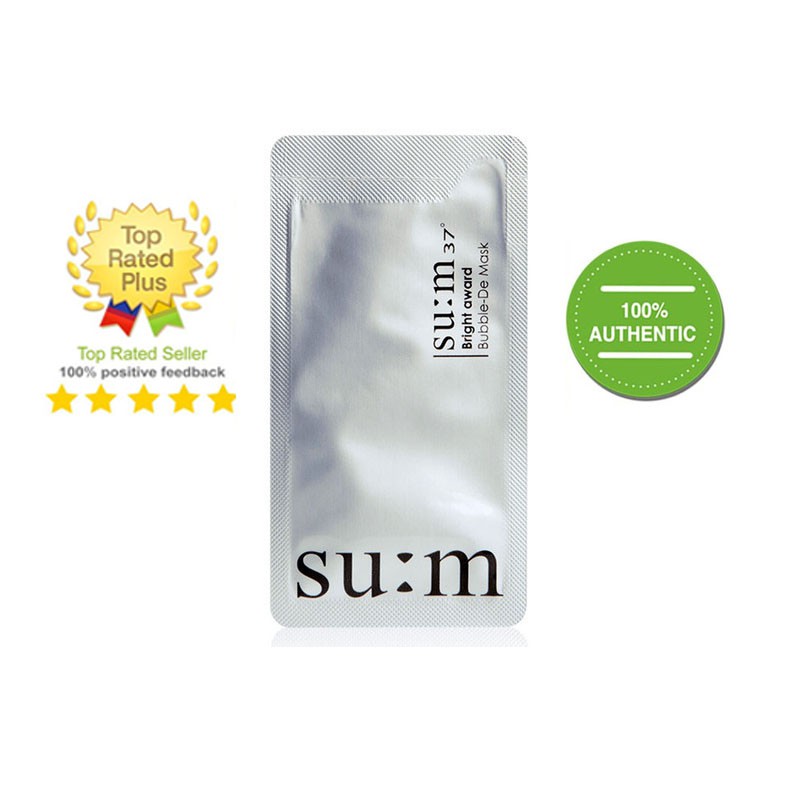 Mặt nạ thải độc Sum 37 Bright Award Bubble De Mask Hàn Quốc Anvishop