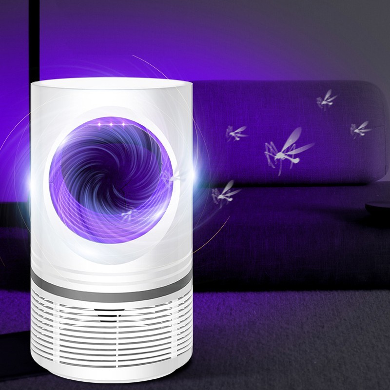 Đèn bắt muỗi siêu tốc LED 5W, có quạt hút, nguồn 12V an toàn trẻ nhỏ, Model 2020