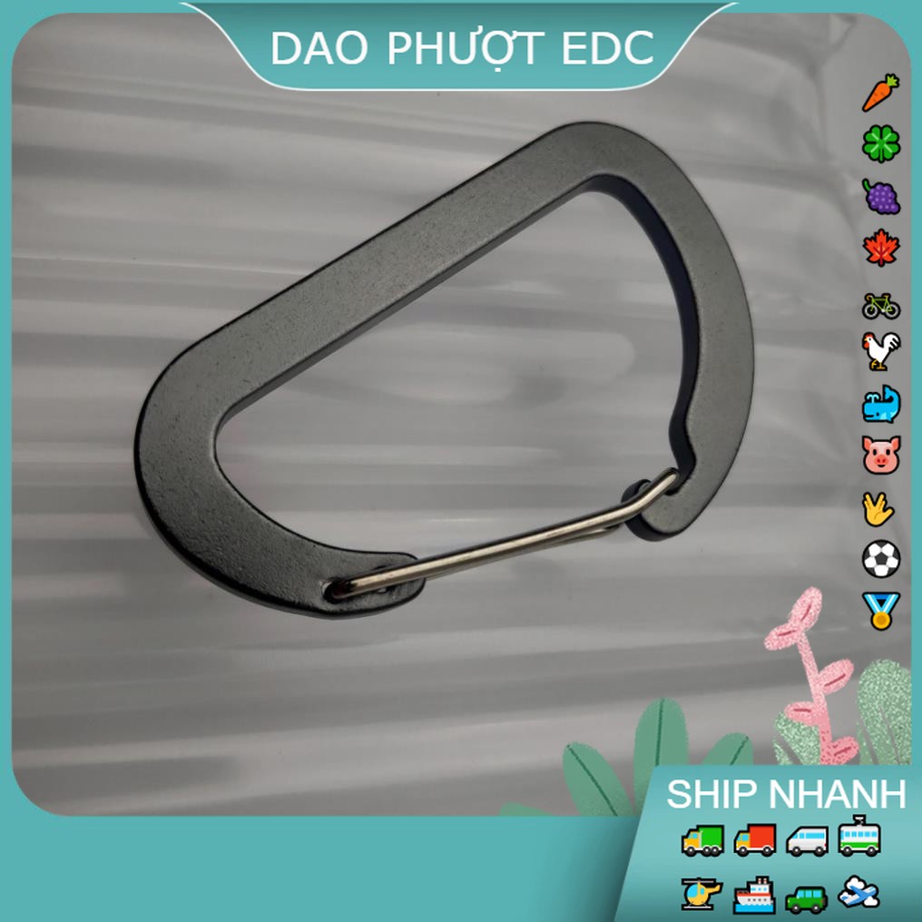 Móc Khoá Nhôm 8cm Bản Nhôm Đặc Siêu Cứng Khoá siêu Bền