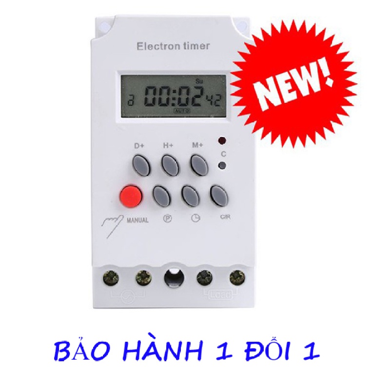 Timer hẹn giờ thông minh KG316T-II tắt mở tự động, cài được 16 khung thời gian khác nhau trong ngày, BH 12 tháng