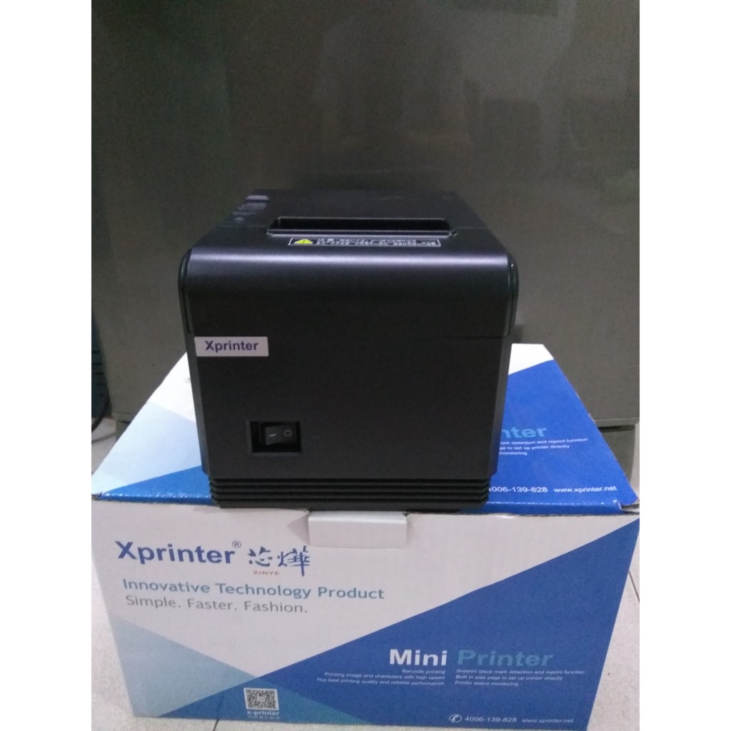 Máy in hóa đơn Xprinter XP - Q200 cổng kết nối usb - Sản Phẩm + Tặng kèm 3 cuộn giấy in bill