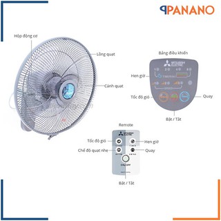 Quạt treo tường Mitsubishi W16-RV