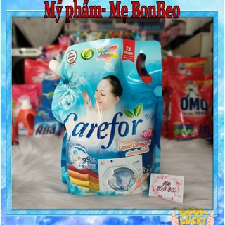 Nước giặt xả đậm đặc hương hoa ly carefor plus 6 in 1 blue ocean chai 2000ml