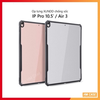 Ốp lưng xundd ipad pro 10.5 / air 3 / air 2 mặt lưng trong, viền tpu, chống sốc