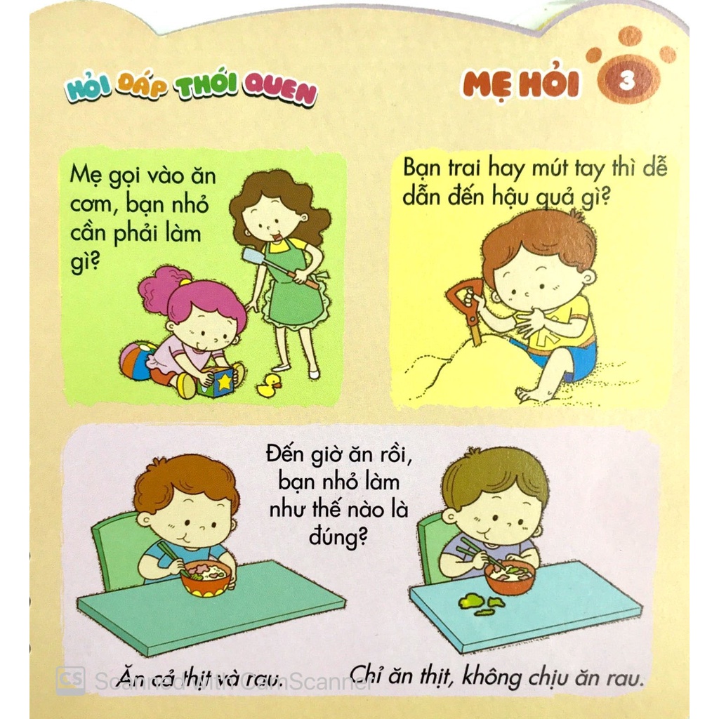 Sách - Phát Triển Toàn Diện - Hỏi Đáp Thói Quen (2 - 6 Tuổi)- Tái bản