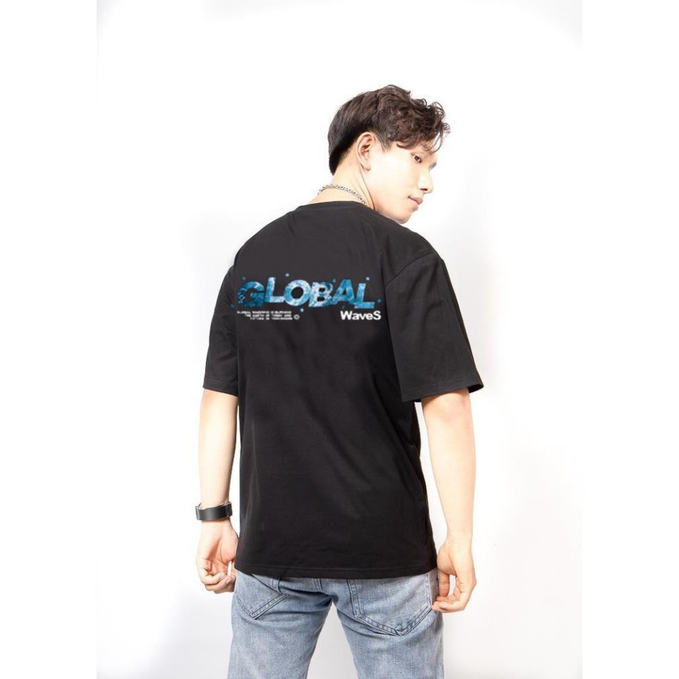 Áo thun nữ nam form rộng tay lỡ Phông Unisex 100% Cotton Chính Hãng Global Cao Cấp Local Brand Mi Midori