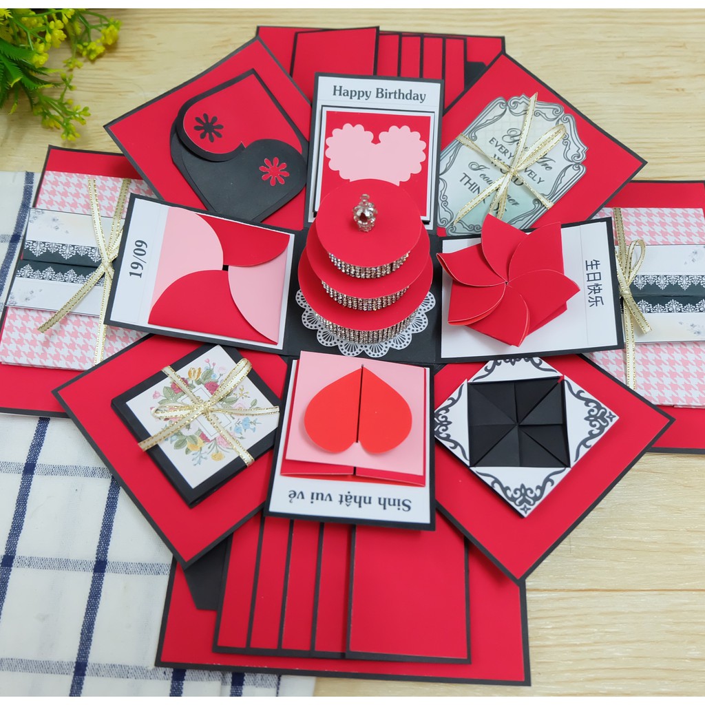 [ FREE SHIP] Hộp quà LOVE BOX A4