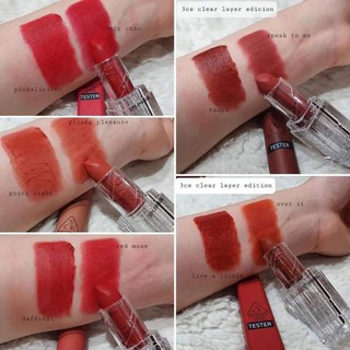 🍒 SON LÌ 3CE SOFT MATTE LIPSTICK - CLEAR LAYER EDITION 🍒