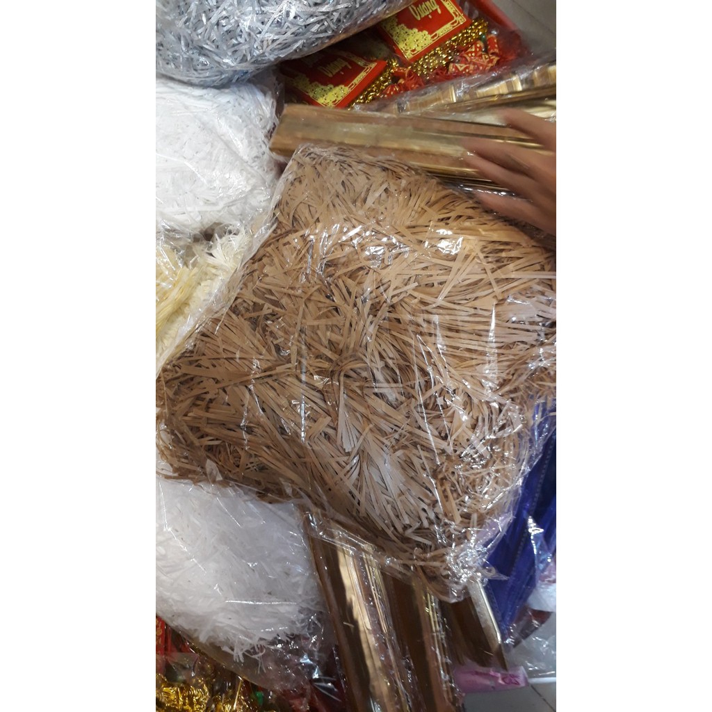 Giấy Rơm, Giấy Vụn Giấy Rối lót giỏ quà (100gam - 500gam) | BigBuy360 - bigbuy360.vn