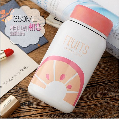 [FSS9SEP hoàn 10% xu] Bình giữ nhiệt Fruits simple life 350ml