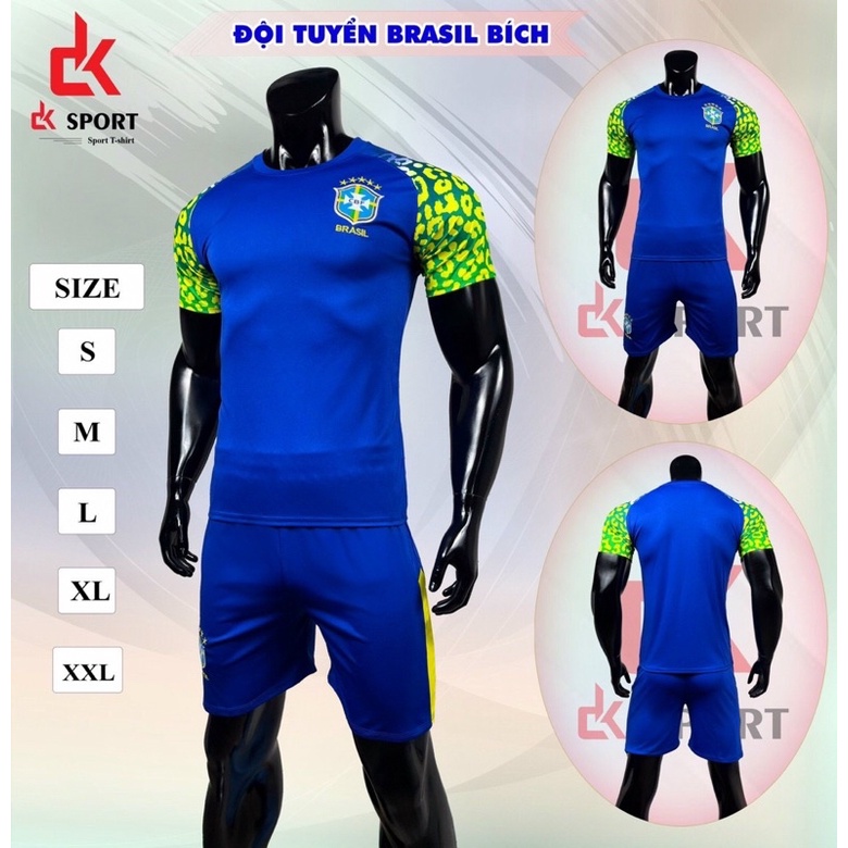 Quần áo bóng đá đội tuyển Brasil mẫu 2019-2020