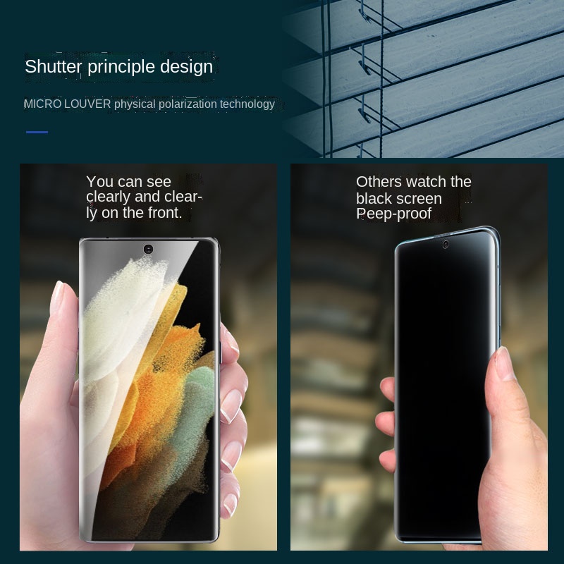 Kính Cường Lực Hydrogel Chống Nhìn Trộm Cho Samsung S22 ULTRA S22+ S21 ULTRA S21+
